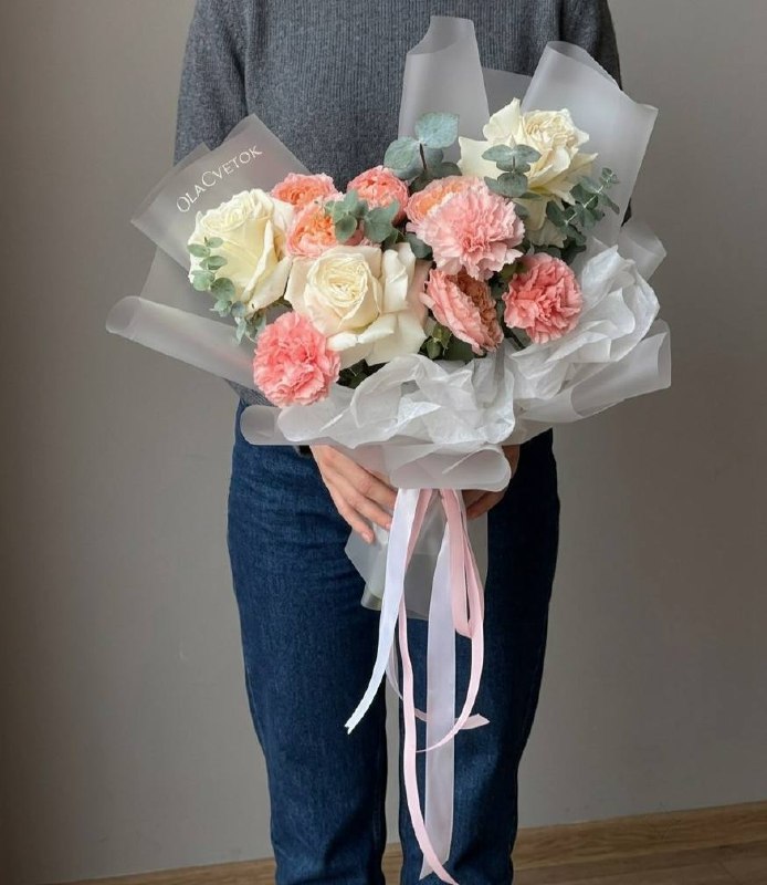 Авторский букет «Нежный рассвет»